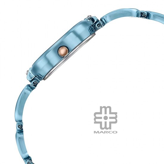 Sonata Colors of Earth 8186KM03 Blue Dial Metal Strap Women Watch