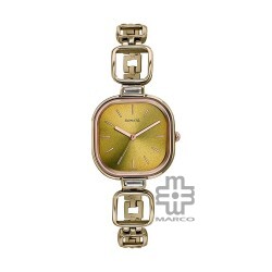 Sonata Colors of Earth 8186KM04 Brown Dial Metal Strap Women Watch