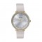 Sonata Wedding Edit 87080YL01 Silver Dial Leather Strap Women Watch