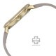 Sonata Wedding Edit 87080YL01 Silver Dial Leather Strap Women Watch