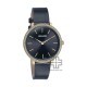 Sonata Wedding Edit 87080YL02 Black Dial Leather Strap Women Watch