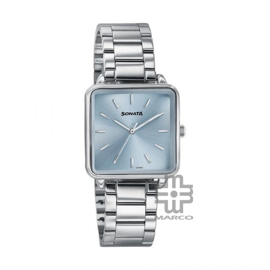 Sonata Wedding Edit 87084SM01 Blue Dial Stainless Steel Strap Women Watch
