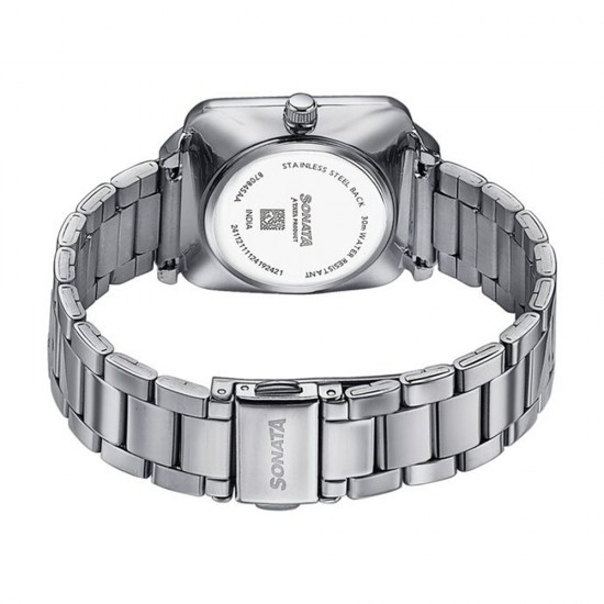 Sonata Wedding Edit 87084SM01 Blue Dial Stainless Steel Strap Women Watch