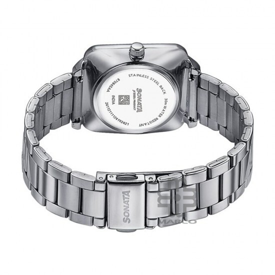 Sonata Wedding Edit 87084SM01 Blue Dial Stainless Steel Strap Women Watch