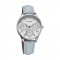 Sonata Eternia 87085SL01 Silver Dial Leather Strap Women Watch