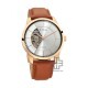 Titan Automatics 90126WL01 Silver Dial Leather Strap Automatic Men's Watch