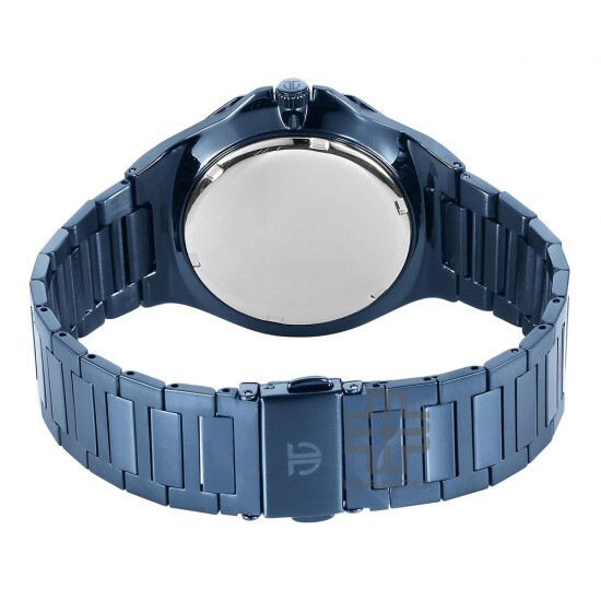 Titan Classic Slim Multifunction 90198QM01 Blue Dial Stainless Steel Strap Men Watch