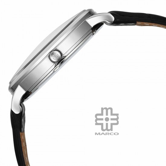 Titan Elegance 90203SL01 Silver Dial Leather Strap Men Watch