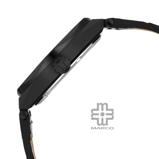 Titan Classique Contour 90210NL01 Black Dial Leather Strap Men Watch