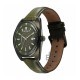 Titan Classique Tonneau 90211QL01 Green Dial Leather Strap Men Watch