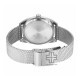 Titan Classique Tonneau 90211SM01 Blue Dial Stainless Steel Strap Men Watch