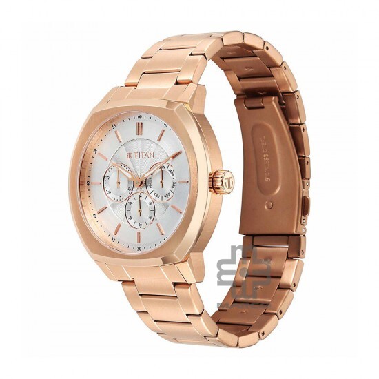 Titan Regalia Arc 90213WM01 Silver Dial Stainless Steel Strap Men Watch