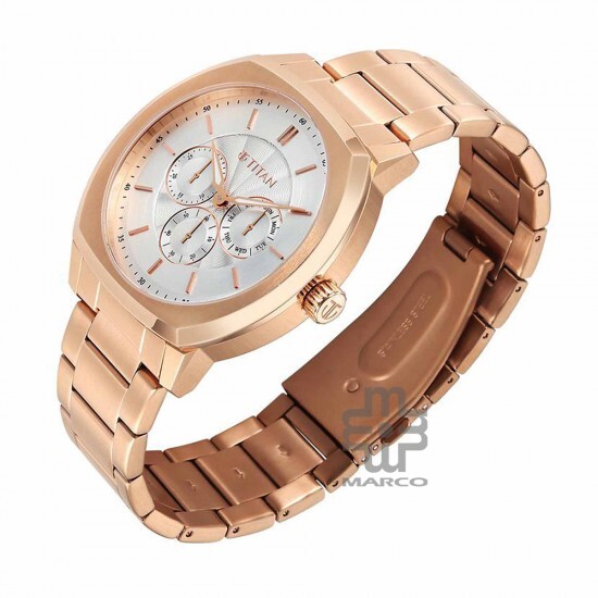 Titan Regalia Arc 90213WM01 Silver Dial Stainless Steel Strap Men Watch