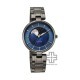 Titan Noor Collection 95086QM01 Blue Dial Stainless Steel Strap Women Watch