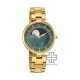 Titan Noor Collection 95086YM01 Green Dial Stainless Steel Strap Women Watch