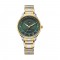 Titan Noor Collection 95185BM01 Green Dial Stainless Steel Strap Women Watch