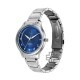 Titan Noor Collection 95185SM01 Blue Dial Stainless Steel Strap Women Watch