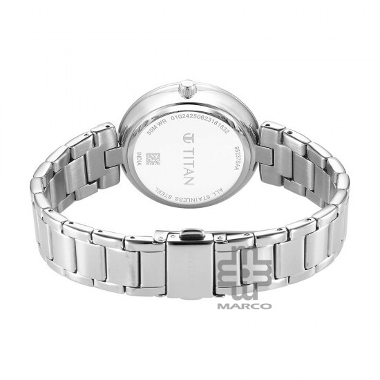 Titan Purple Style Up 95237SM01 Mother Of Pearl Dial Stainless Steel Strap Women Watch Titan Purple Style Up 95237SM01 Mother Of Pearl Dial Stainless Steel Strap Women Watch