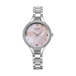 Titan Raga Showstopper 95275SM01 Mother Of Pearl Dial Stainless Steel Strap Women Watch