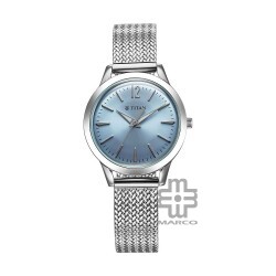 Titan Timeless Urban 95287SM01 Blue Dial Metal Strap Quartz Women Watch