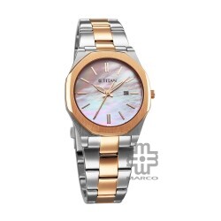 Titan Workday Wonders 95295KM01 Mother Of Pearl Dial Stainless Steel Strap Women Watch