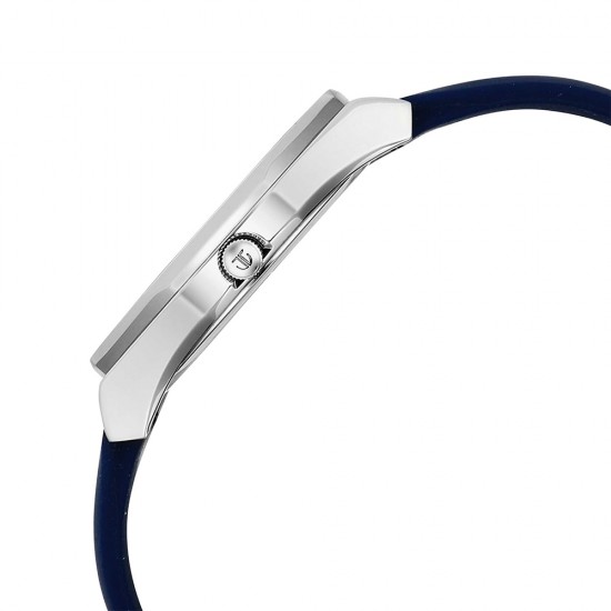 Titan Quartz 95295SP01 White Dial Silicone Strap Women Watch