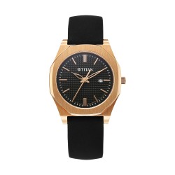 Titan Workday Wonders 95295WP01 Black Dial Silicone Strap Women Watch