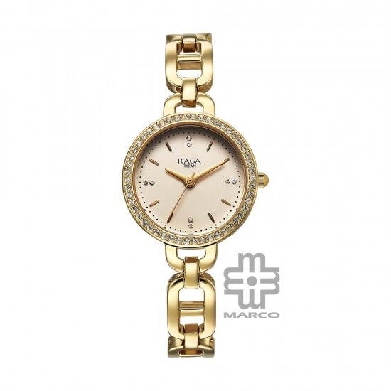 Titan Raga Showstopper 95305YM01 Silver Dial Metal Strap Quartz Women's Watch