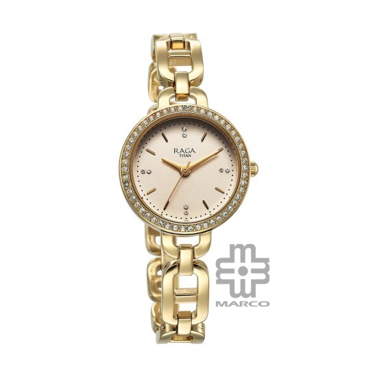 Titan Raga Showstopper 95305YM01 Silver Dial Metal Strap Quartz Women's Watch