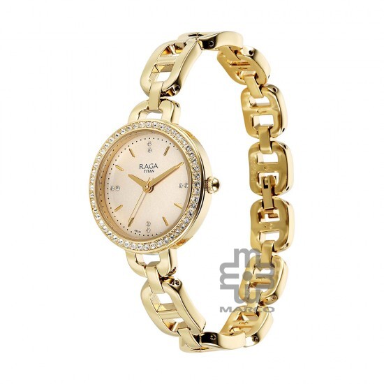 Titan Raga Showstopper 95305YM01 Silver Dial Metal Strap Quartz Women's Watch
