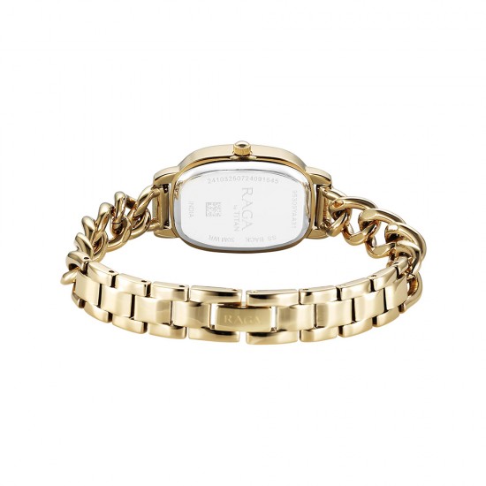 Titan Raga Showstopper 95309YM01 Silver Dial Metal Strap Quartz Women's Watch