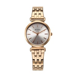Titan Workmode 95321WM01 Silver Dial Stainless Steel Strap Women Watch