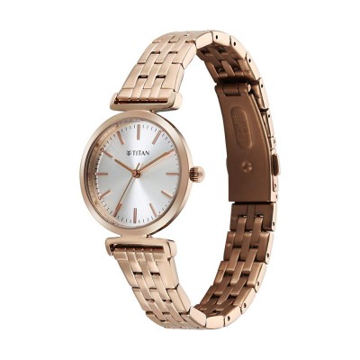 Titan Workmode 95321WM01 Silver Dial Stainless Steel Strap Women Watch