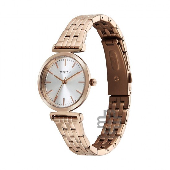 Titan Workmode 95321WM01 Silver Dial Stainless Steel Strap Women Watch
