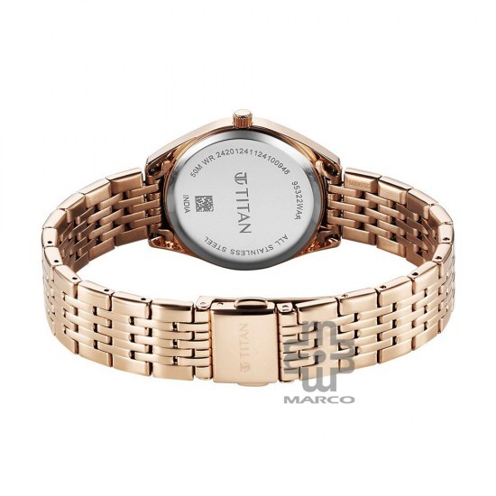 Titan Workmode 95322WM01 Silver Dial Stainless Steel Strap Women Watch