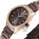 Titan Glamour 95326KM02 Brown Dial Stainless Steel Strap Quartz Women's Watch