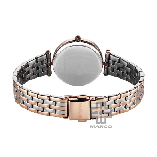 Titan Work Mode 95351KM01 Silver Dial Metal Strap Quartz Women's Watch