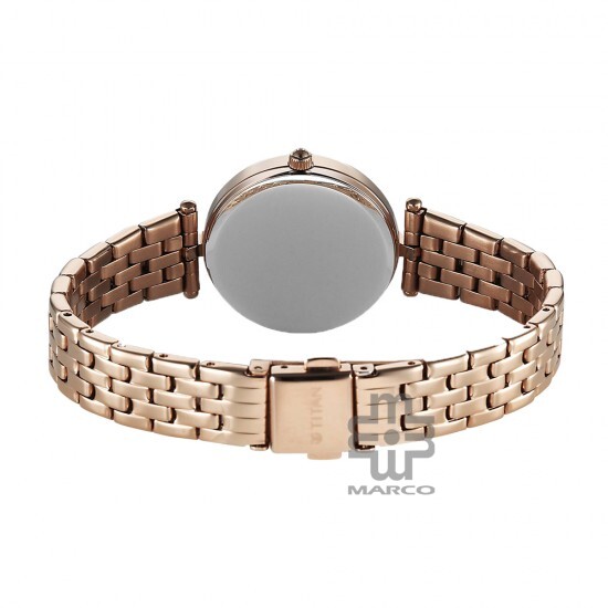 Titan Work Mode 95351WM01 Pink Dial Metal Strap Quartz Women's Watch