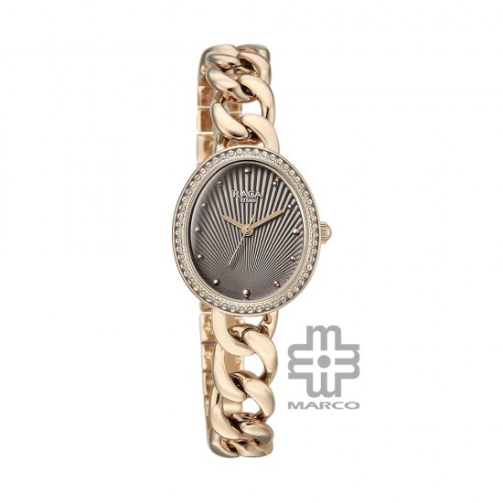 Titan Raga Spotlight 95429WM01 Grey Dial Metal Strap Quartz Women's Watch