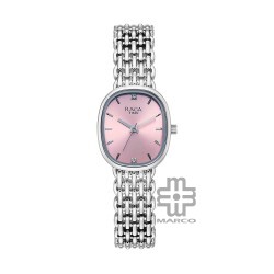 Titan Raga Spotlight 95430SM01 Pink Dial Metal Strap Quartz Women's Watch