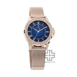 Titan Sparkle 9798WM03 Blue Dial Stainless Steel Strap Quartz Women Watch