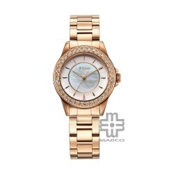 Titan Quartz 9798WM05 Pink Dial Stainless Steel Strap Women Watch