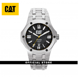 CAT NAVIGO DATE A1-141-11-124 SILVER STAINLESS STEEL STRAP MEN WATCH