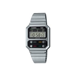 Casio Vintage A100WE-1A Silver Stainless Steel Band Men Watch / Women Watch Casio Vintage A100WE-1A Silver Stainless Steel Band Men Watch / Women Watch