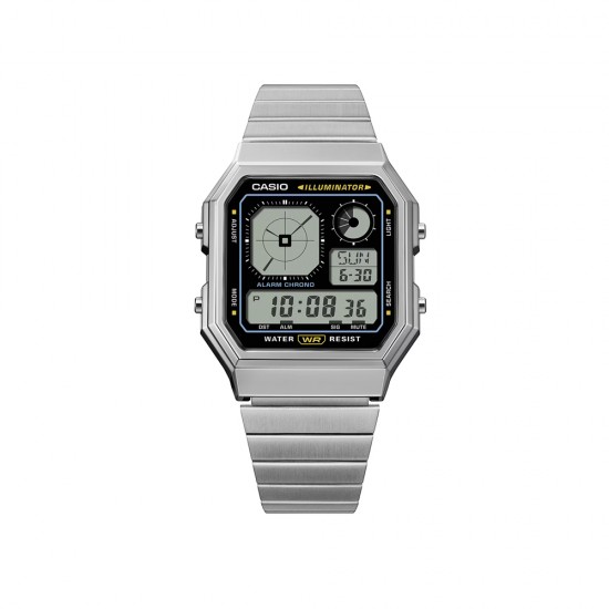 Casio Vintage A130WE-1A Stainless Steel Band Men Watch Casio Vintage A130WE-1A Stainless Steel Band Men Watch