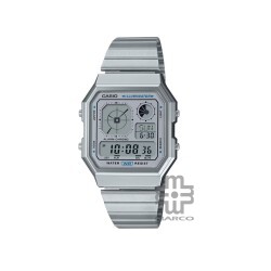 Casio Vintage A130WE-7ADF Stainless Steel Band Men Watch