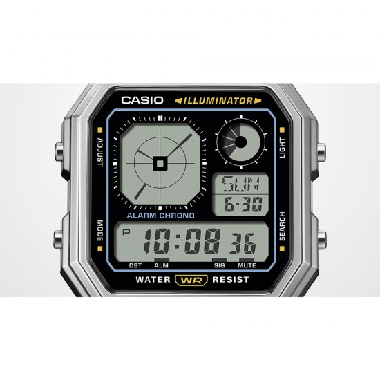 Casio Vintage A130WE-7ADF Stainless Steel Band Men Watch Casio Vintage A130WE-7ADF Stainless Steel Band Men Watch