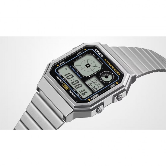 Casio Vintage A130WE-7ADF Stainless Steel Band Men Watch Casio Vintage A130WE-7ADF Stainless Steel Band Men Watch