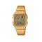 Casio Vintage A130WEG-9A Gold Stainless Steel Band Men Watch