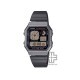 Casio Vintage A130WEGG-1A Black Stainless Steel Band Men Watch Casio Vintage A130WEGG-1A Black Stainless Steel Band Men Watch